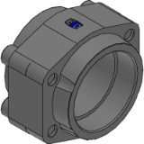 PDFS-G EO - SAE Straight 4 bolt flange connection