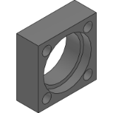 PSFC EO - Square flange clamp