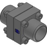 PDSF-B EO - Square flange (butt weld connection)