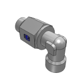 DG104-R EO - Elbow male stud ball bearing rotary union