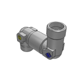 DG105 EO - Double elbow ball bearing rotary union
