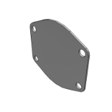 AP - SAE Flansch Abdichtplatte | SAE 3000/ISO 6162-1